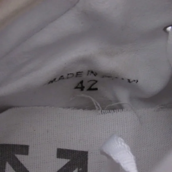 Off-White Off Court 3.0 Men's White/White Leather High Top Sneakers Sz 42 US 9 - Picture 7 of 16